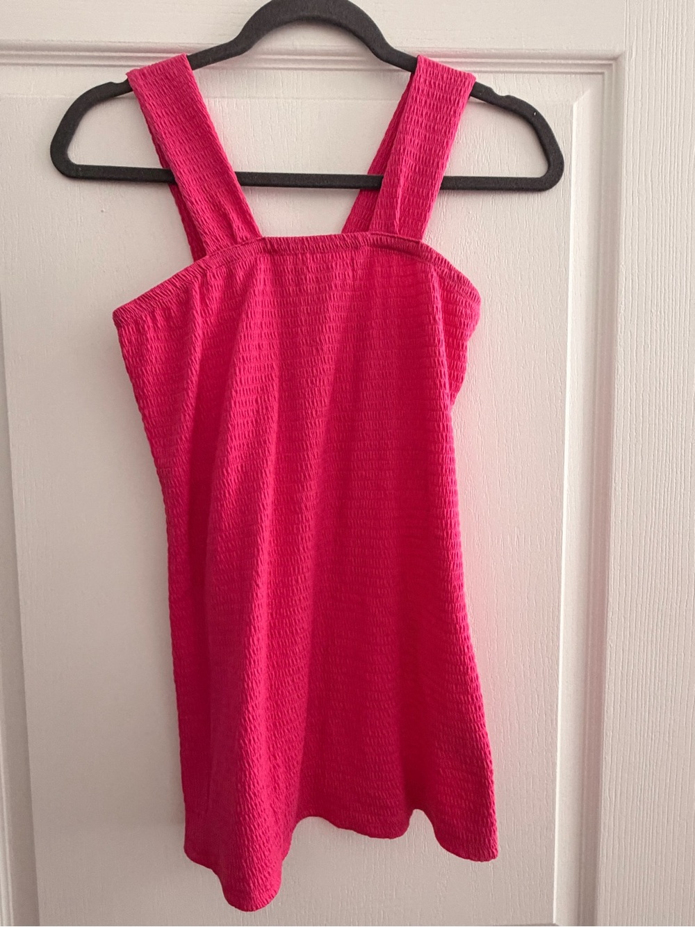 Women's Pink Square-Neck Tank